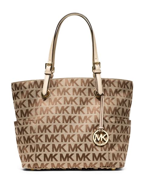 michael kors jet set multifunction logo tote|Michael Kors large open tote.